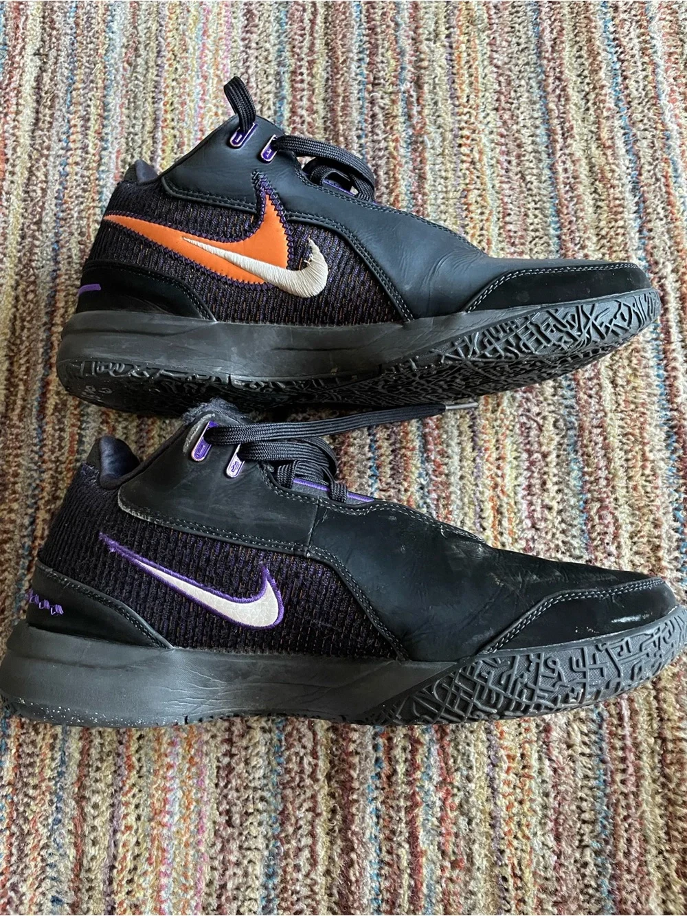 Nike Zoom LeBron NXXT Gen AMPD Diana Taurasi Black/Purple Men’s Size 10.5